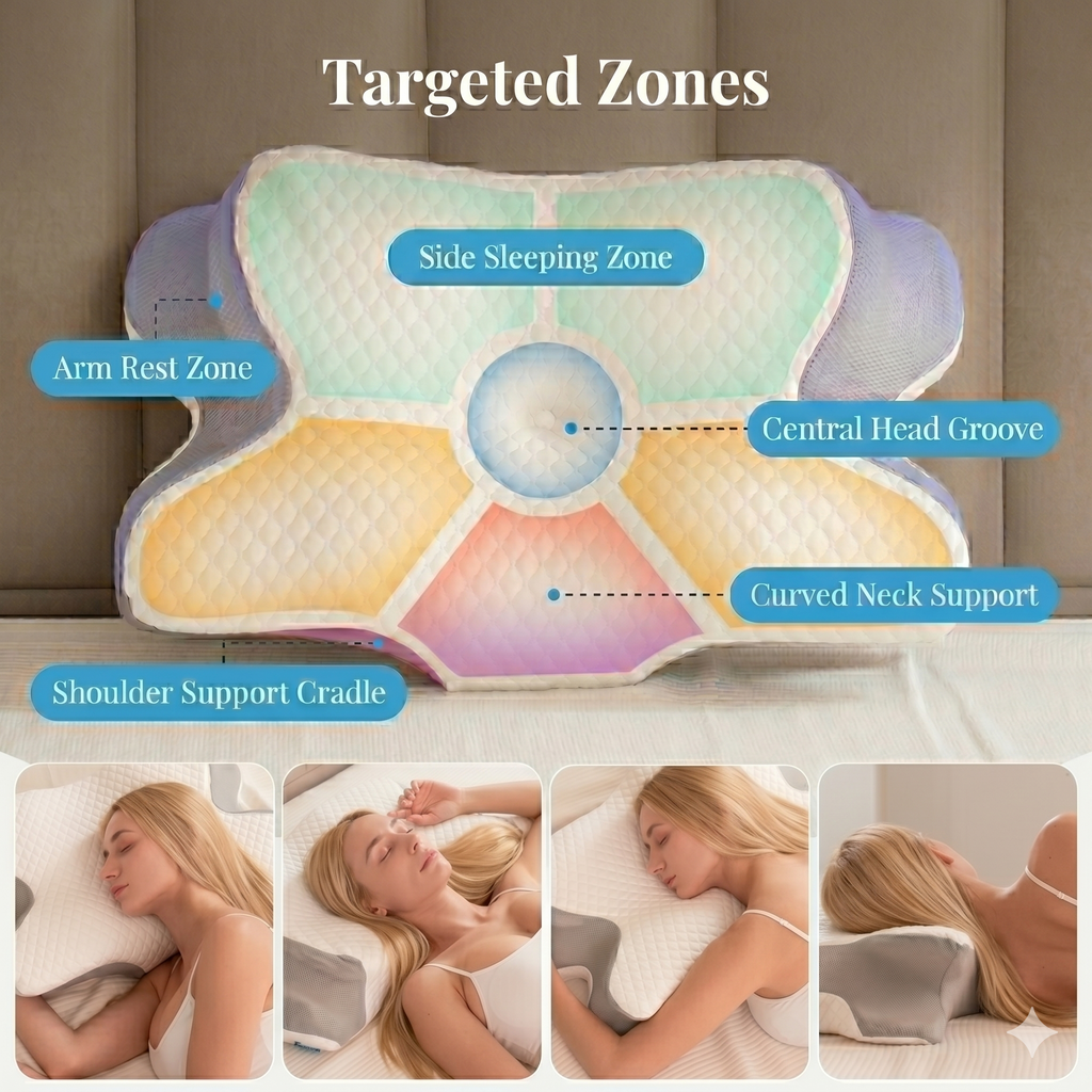 Cervical Pillow for Neck Support